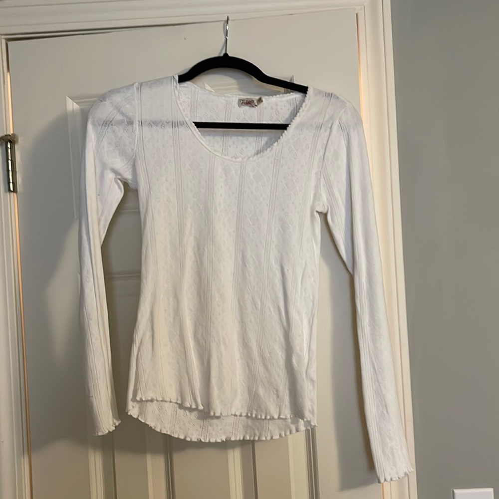 Faherty Pointelle Top